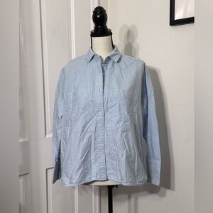 NWT Everlane Boxy Oxford Button Up Shirt